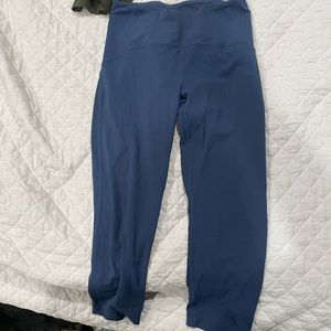 Washed blue Lululemon leggings size 6.